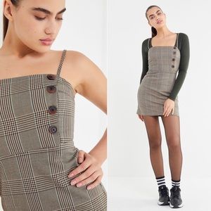 Urban Outfitters Danielle Plaid Mini Dress